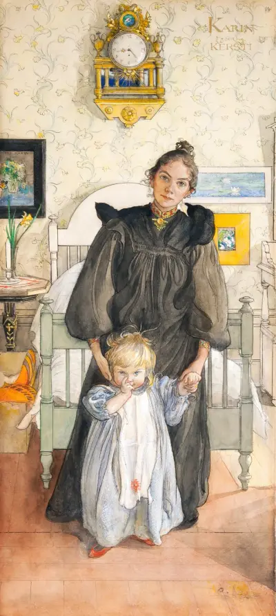 Karin och Kersti av Carl Larsson