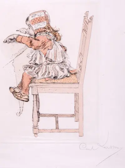 Lisbeth, 1912 av Carl Larsson