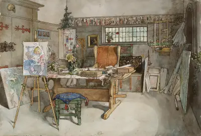 The Studio – Nr. 2, Carl Larsson