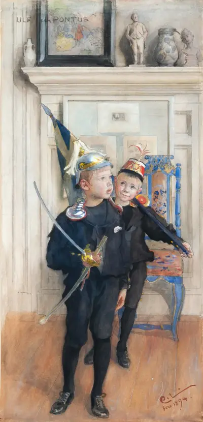 Ulf och Pontus av Carl Larsson