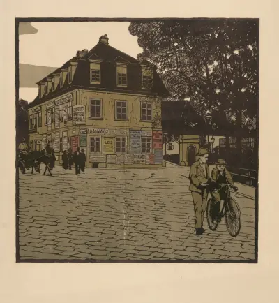 Bäckenhausl av Carl Moll