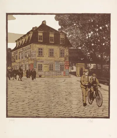 Grinzing av Carl Moll
