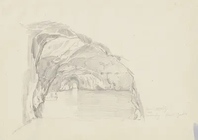 The Blue Grotto av Carl Morgenstern