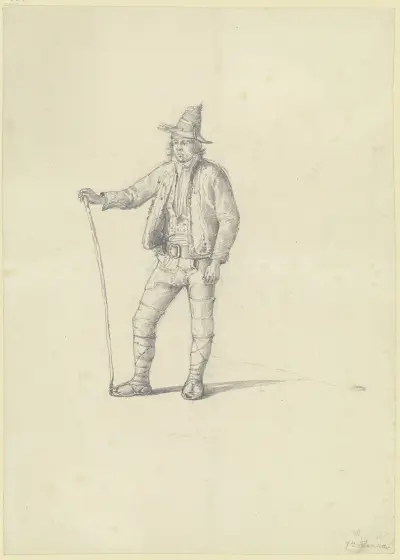Young Roman farmer av Carl Morgenstern