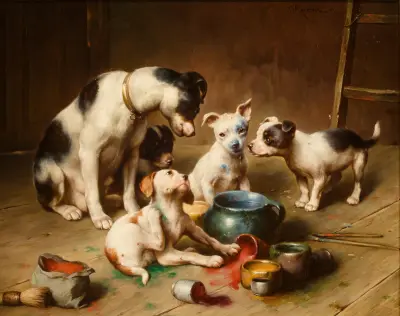 Budding artists av Carl Reichert