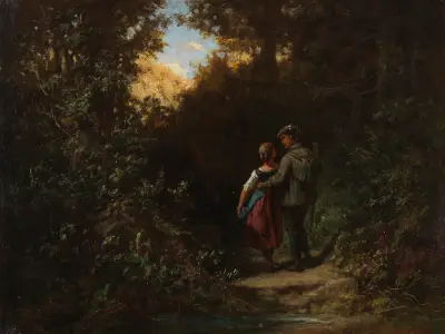 Na tropie, Carl Spitzweg
