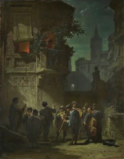 Hiszpańska serenada, Carl Spitzweg