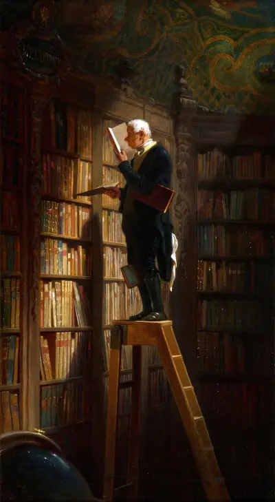 Molik książkowy, Carl Spitzweg