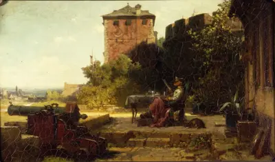 Stary komendant twierdzy, Carl Spitzweg