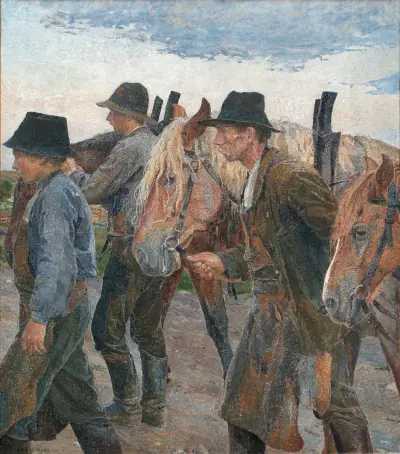 Ackerbauern aus Uppland von Carl Wilhelmson