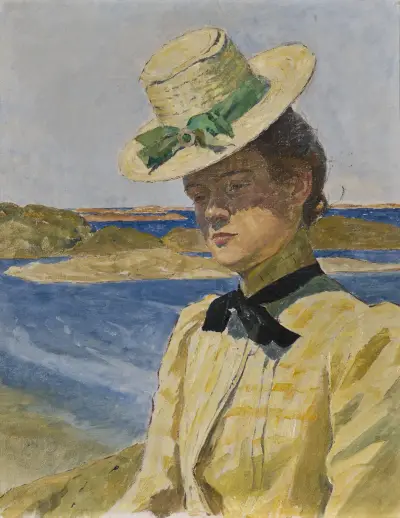 Fräulein Agnes Cleve von Carl Wilhelmson