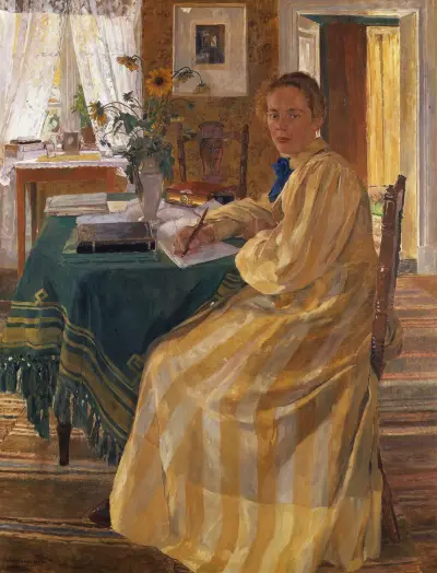 Die Schwester des Künstlers von Carl Wilhelmson