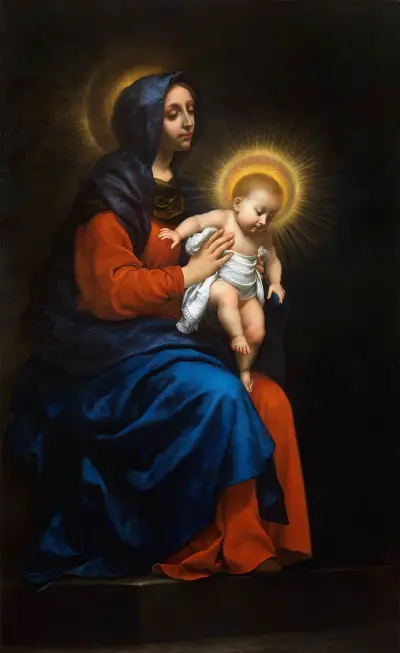 Madonna with Child av Carlo Dolci