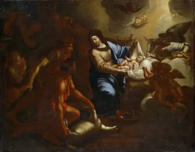 Adoration of the Shepherds, Carlo Maratti