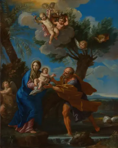 The Flight into Egypt, 1664, Carlo Maratti