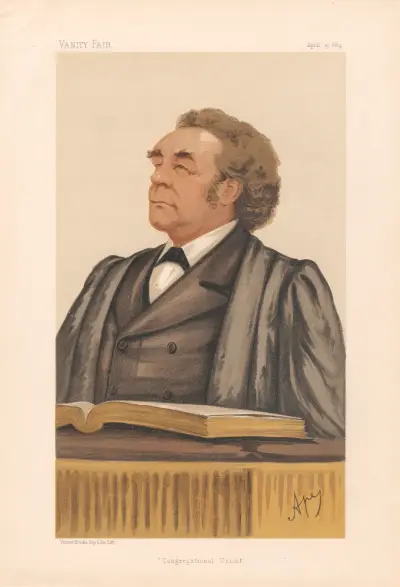 Clergy. ‘Congregational Union’. Rev. Joseph Parker. 19 April 1884, Carlo Pellegrini