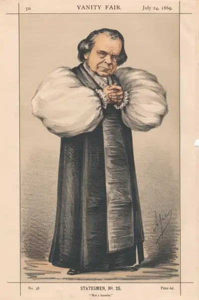 Clergy. ‘Not a brawler.’ Bishop of Oxford. 24 July 1869, Carlo Pellegrini
