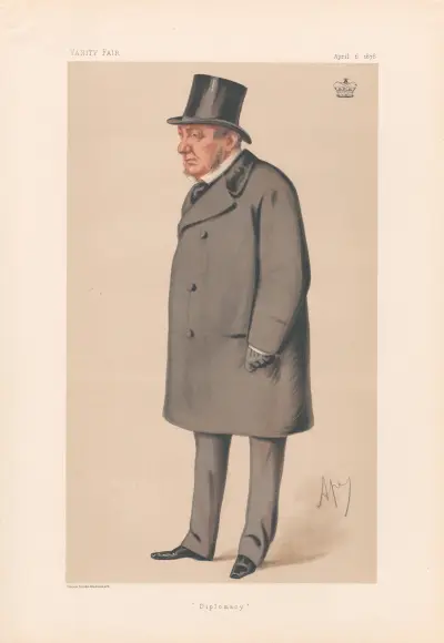 Diplomacy – Lord Lyons. 6 April 1878, Carlo Pellegrini