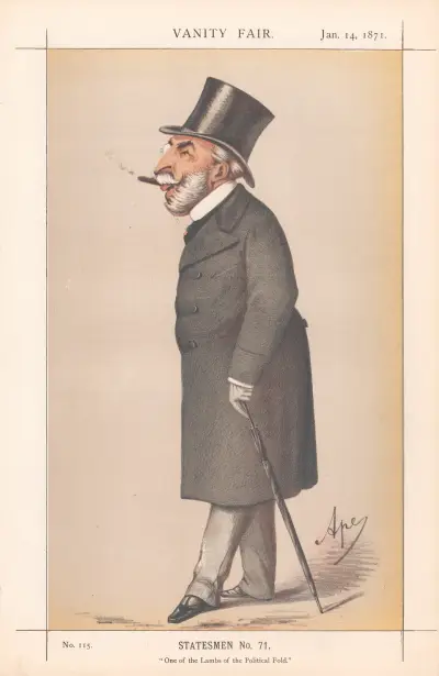 One of the Lambs of the Political Fold – Mr. Apponyi. 14 Jan. 1871, Carlo Pellegrini