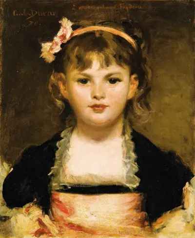 Portrait Of A Young Girl av Carolus-Duran