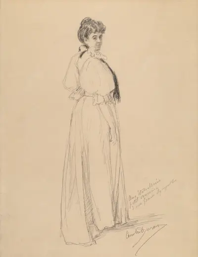 Sketch of a Lady av Carolus-Duran