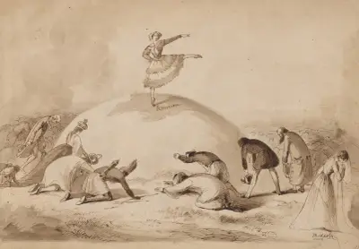 Fanny Elssler av Felix Octavius Carr Darley