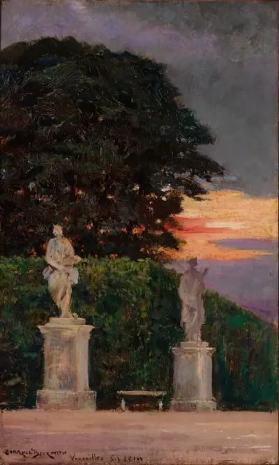 Corner of the Terrace, Versailles von James Carroll Beckwith