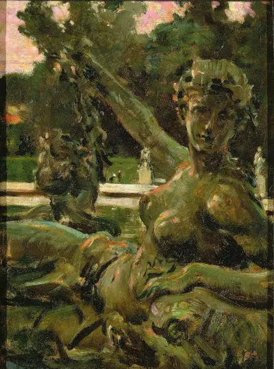 Nymph and Cupid von James Carroll Beckwith