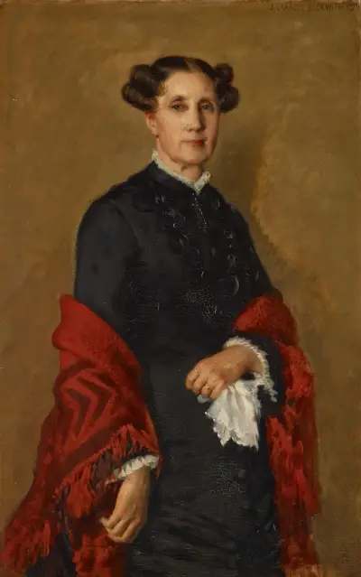 Portrait of Mrs. William C. Bartlett von James Carroll Beckwith