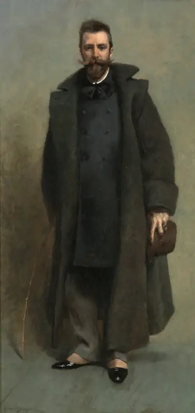 Portrait of William Merritt Chase von James Carroll Beckwith