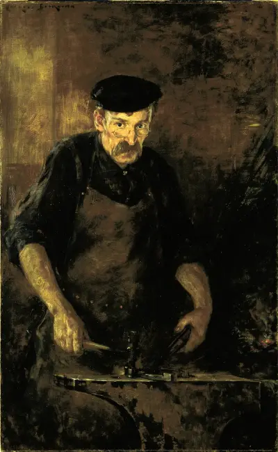 The Blacksmith von James Carroll Beckwith