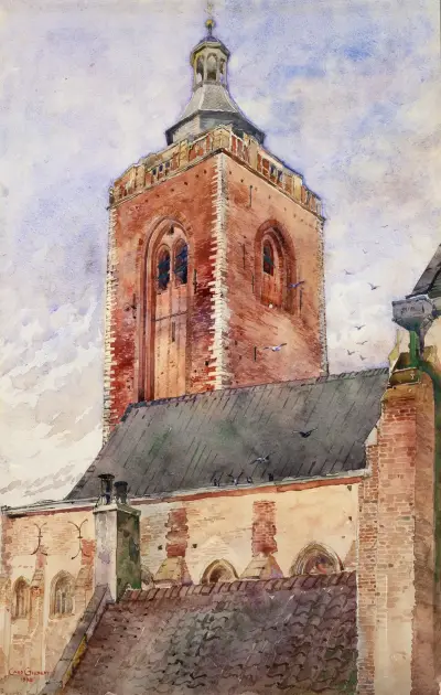 St. Martin’s Church, Utrecht, Holland av Cass Gilbert