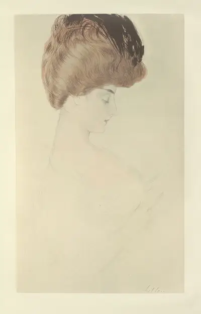 Mademoiselle Letellier, 1907 – nr 2 av Paul César Helleu