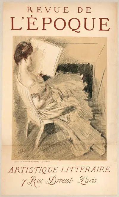 Revue de l’Epoque artistique et littéraire av Paul César Helleu