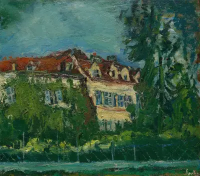 Landscape with House av Chaïm Soutine