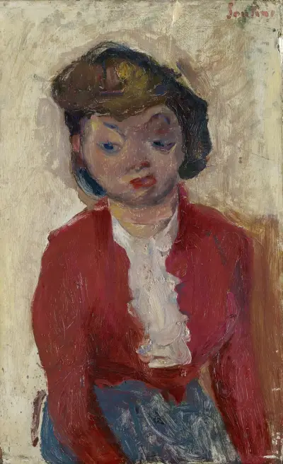 Young English Woman av Chaïm Soutine