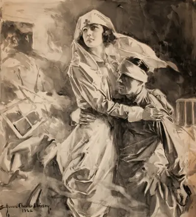 Angel of Mercy av Howard Chandler Christy