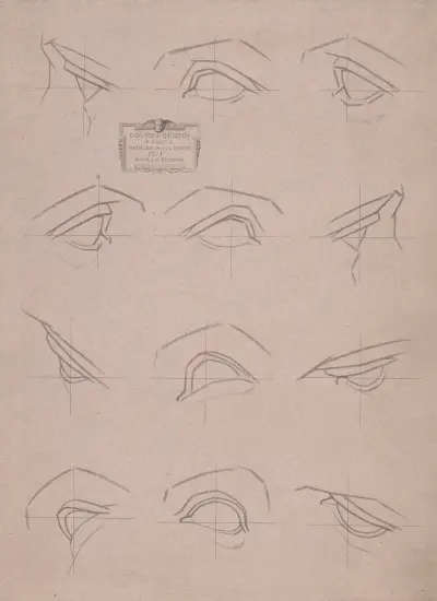 Cours de dessin Pl.01, Charles Bargue