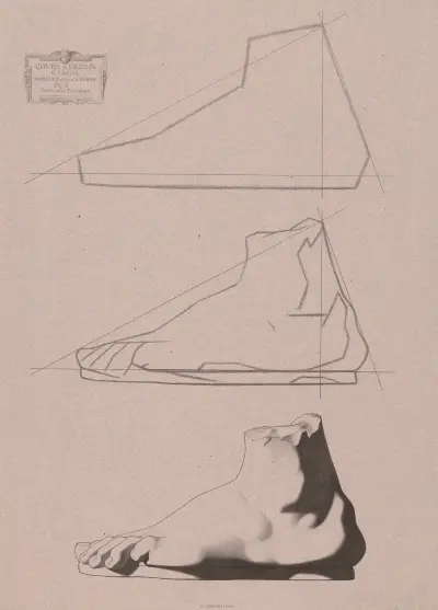 Cours de dessin Pl.05, Charles Bargue