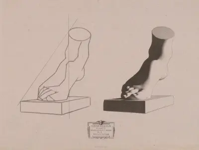 Cours de dessin Pl.09, Charles Bargue
