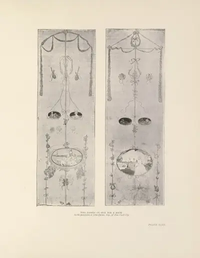 Two Panels on Silk for a Room – Nr. 2, Charles Conder