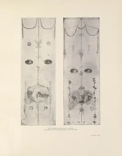 Two Panels on Silk for a Room – Nr. 3, Charles Conder
