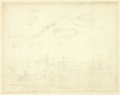 Study for Lloyd’s Subscription Room, from Microcosm of London, Augustus Charles Pugin