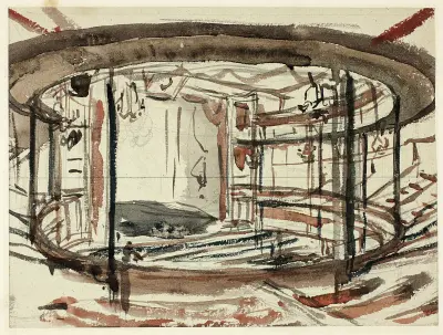 Study for Sadlers Wells Theater, 1809 – Nr. 1, Augustus Charles Pugin