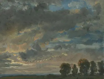 Clouds in the Evening av Johan Christian Dahl