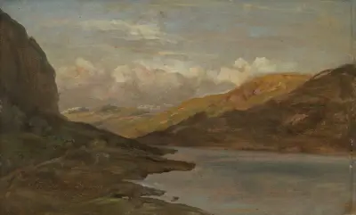 Landscape at Nystuen in Filefjell av Johan Christian Dahl