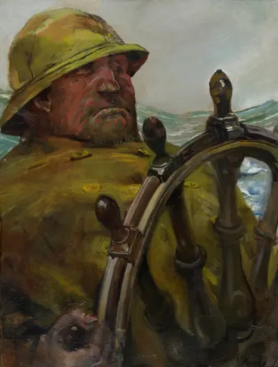 At the Rudder von Christian Krohg