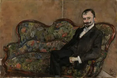 Portrait of Sigurd Bødtker von Christian Krohg