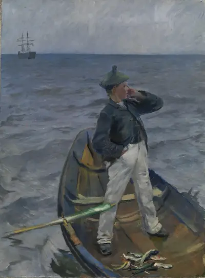 The Inshore Channel von Christian Krohg