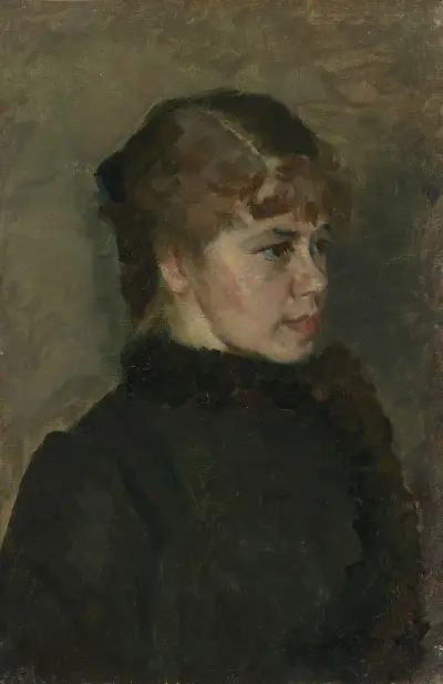 Young Lady von Christian Krohg